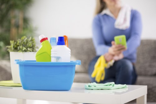 Policy review meeting for carpet cleaning safety procedures